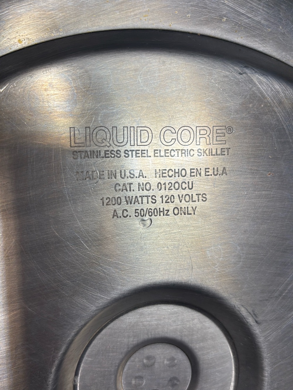Liquid Core Stainless Steel Electric Skillet - Picture 5 of 7